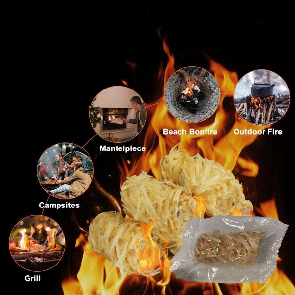 Fire Starter 35 Pcs, Individually Wrapped All-Weather Indoor/Outdoor Charcoal Starters- for Wood Stove, Indoor Fireplace Campfires, Chimney, Grill, Fire Pit, BBQ - Image 6